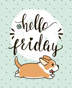 Блокнот позитивного настроения HELLO FRIDAY