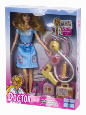 Кукла модель 31см Доктор с аксессуарами 1000087