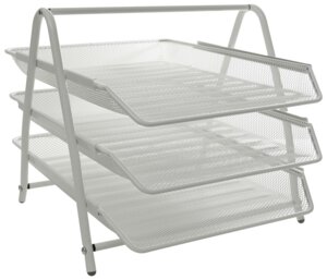 Лоток горизонт белый металл 3шт IF-PT3-WT