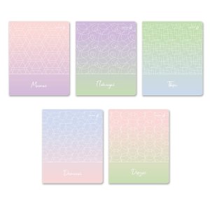 Тетрадь  48л Клетка Кружева софт-тач выборочный лак 48Т14_00995