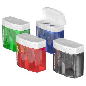 Точилка 2 отв с контейнером Perfect XL асс пласт BBp_15039