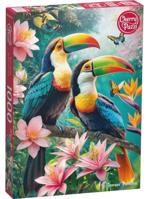 Паззл 1000 Cherry Рай туканов 30769