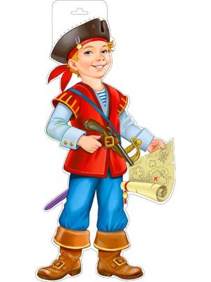 Плакат фигурный Пират P34-83