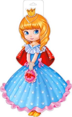 Плакат фигурный Маленькая Принцесса P34-17