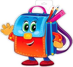 Плакат фигурный Ранец P34-52