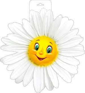 Плакат фигурный Ромашка P34-280