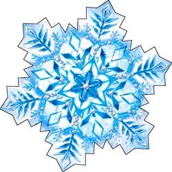 Украшение Снежинка 113-88-A