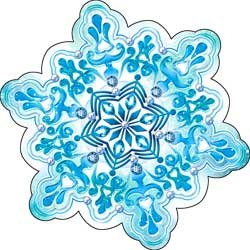 Украшение Снежинка 113-90-A