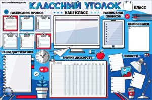 Плакат Классный уголок P1-27