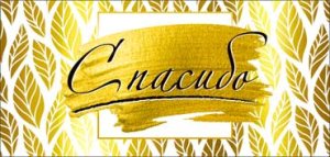 Конверт Спасибо 90-71-C