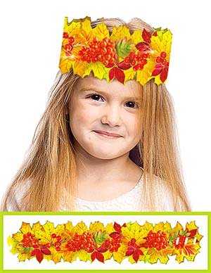 Венок из осенних листьев 408-03-M