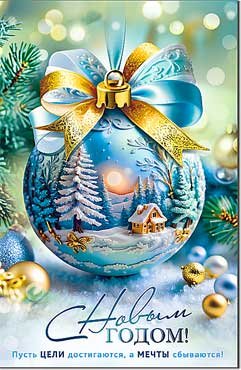 Открытка С Новым Годом 23-1013