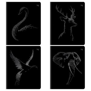 Тетрадь  48л КлеткаТочечный мир тисн фольгой Т5ск48_тф 57633