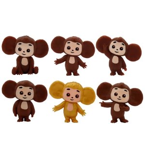 Фигурка тянучка Чебурашка 7 см в асс