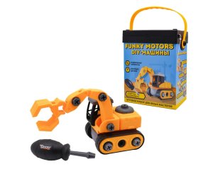 Экскаватор Funky Toys DIY с отверткой 