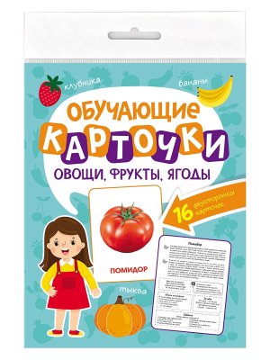 ОБУЧАЮЩИЕ КАРТОЧКИ ОВОЩИ ФРУКТЫ ЯГОДЫ европодвес ПрПр