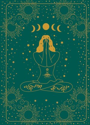 Блокнот Волшебство начинается здесь глубокий зеленый